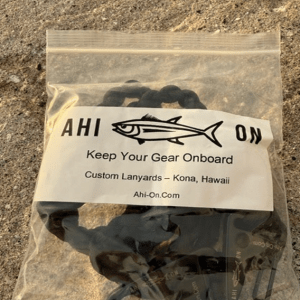Ahi-On Lanyard SS Black Snap